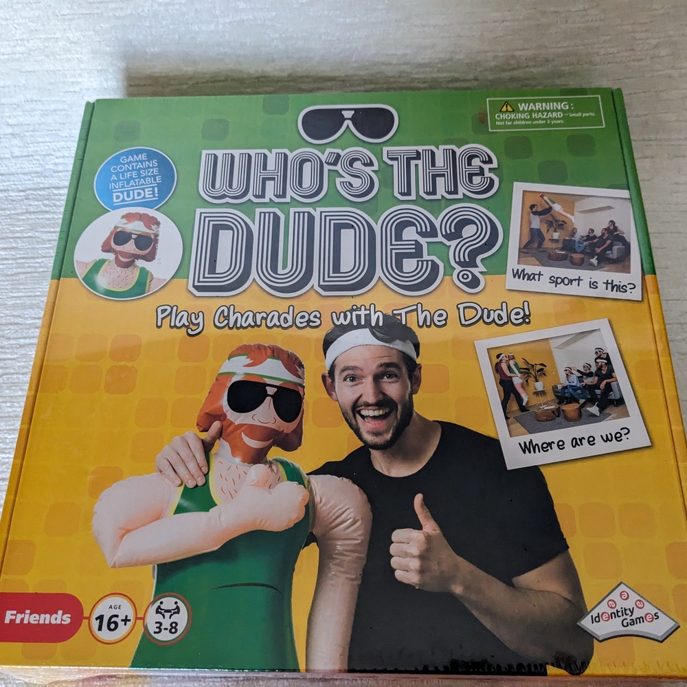 Who's The Dude? Charades Game New Factory Sealed Age 16+
